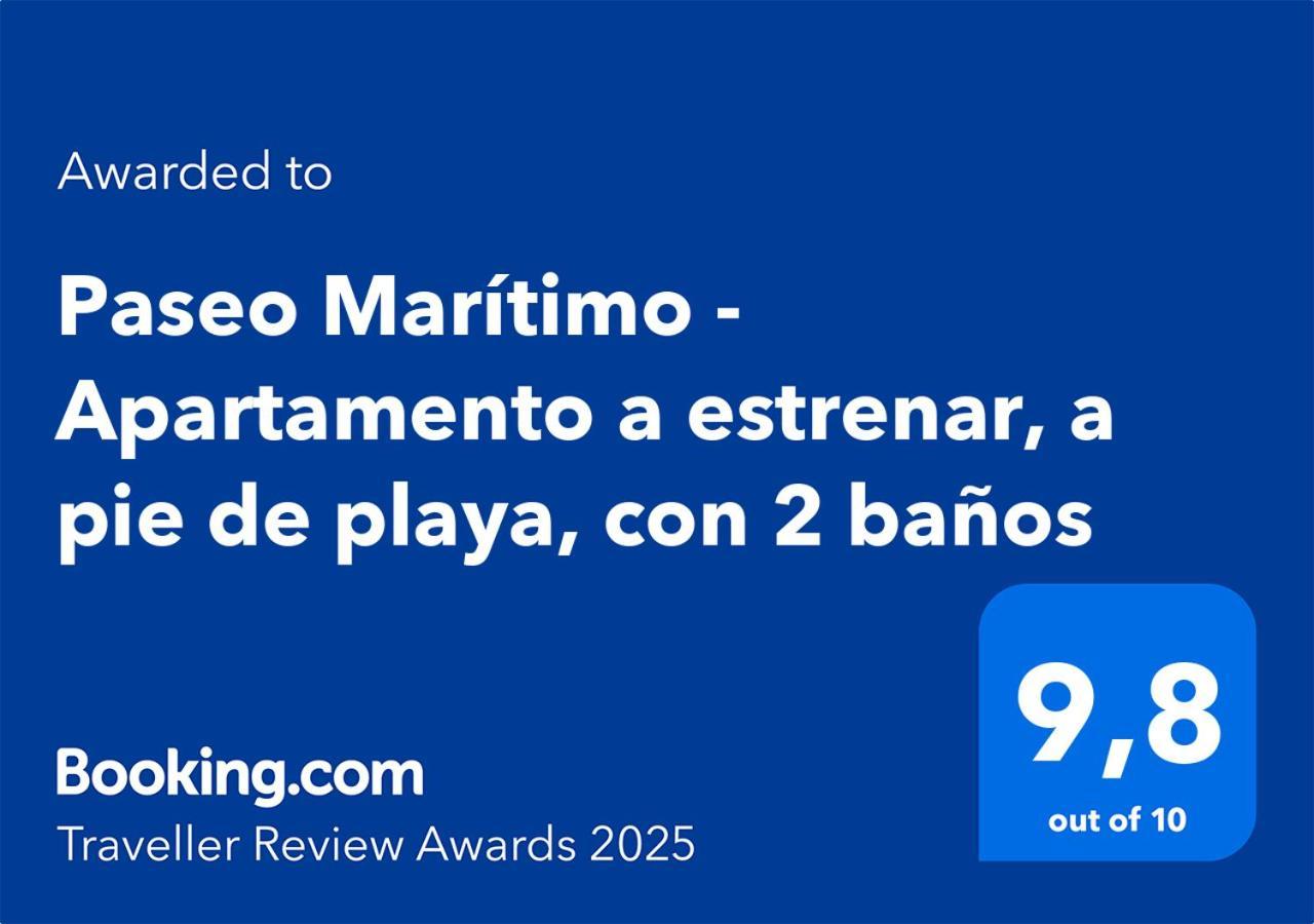 Paseo Maritimo - Apartamento A Estrenar, A Pie De Playa, Con 2 Banos 阿尔梅里亚 外观 照片